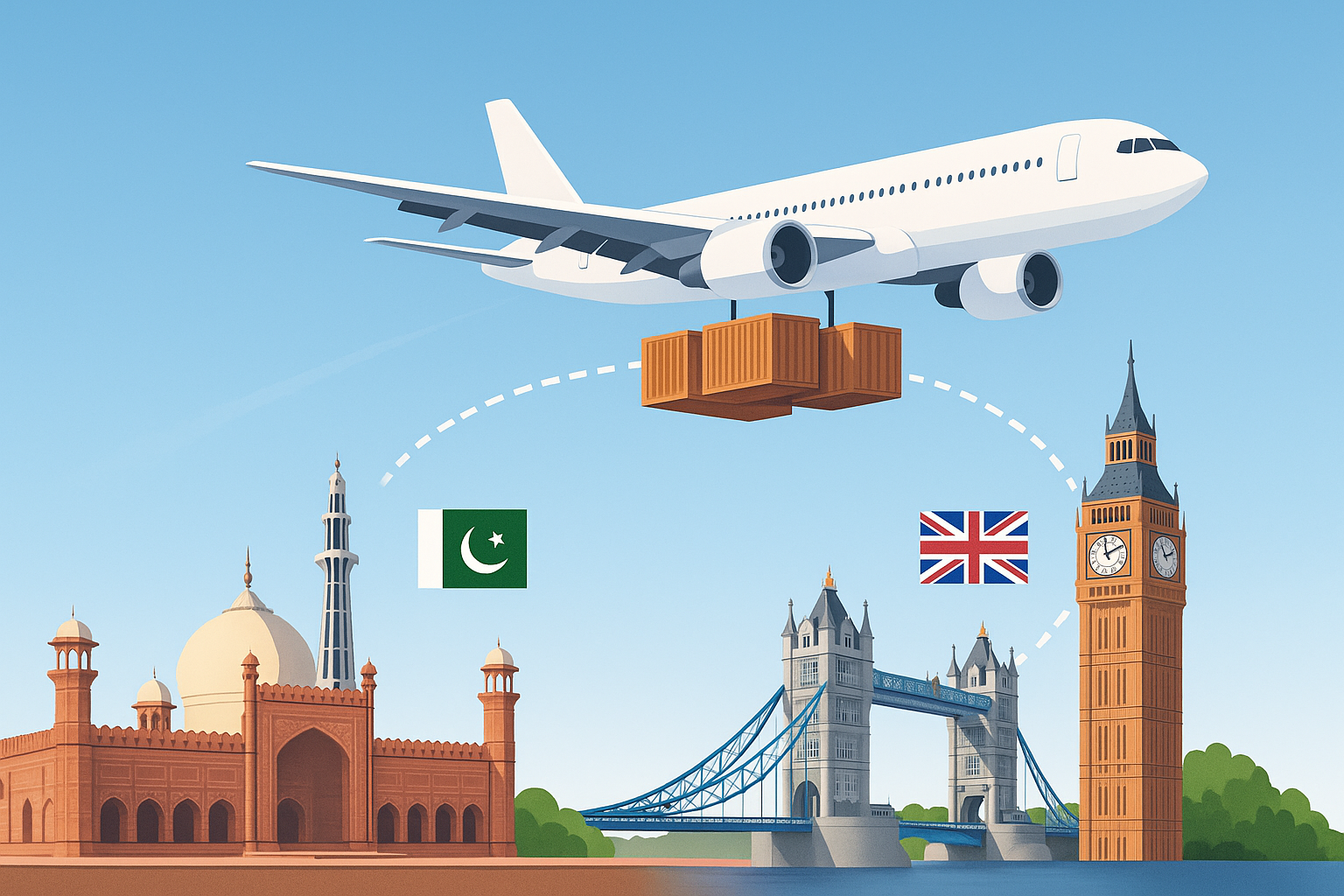 Pakistan to UK (Door to Door)