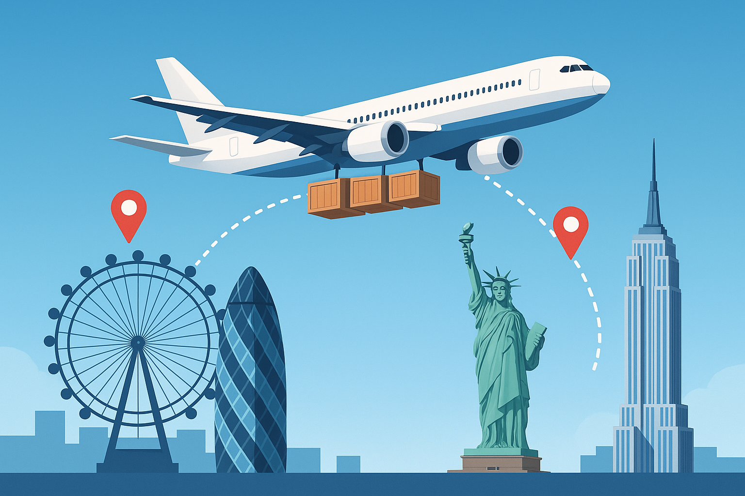 UK to USA (Door to Door)